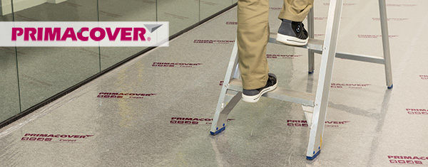 PrimaCover Carpet sterke antislip bescherm afdek folie voor tapijt vloerbedekking